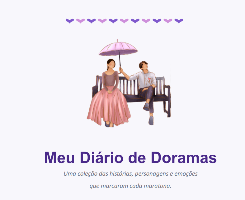 Capa do Meu Diário de Doramas